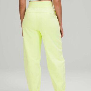 Lululemon Relaxed Fit Super-High Rise French Terry Full Length Jogger Size 6